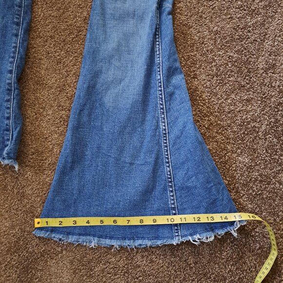 Wrangler Retro High Rise Flare /Bell Bottom Denim Jeans - Picture 10 of 11